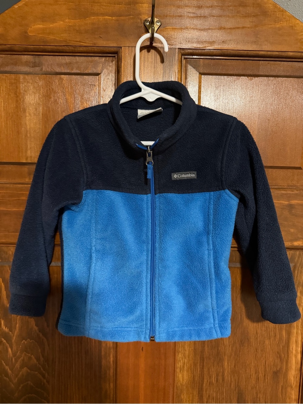 Columbia Kids Navy and Bright Blue Fleece Jacket